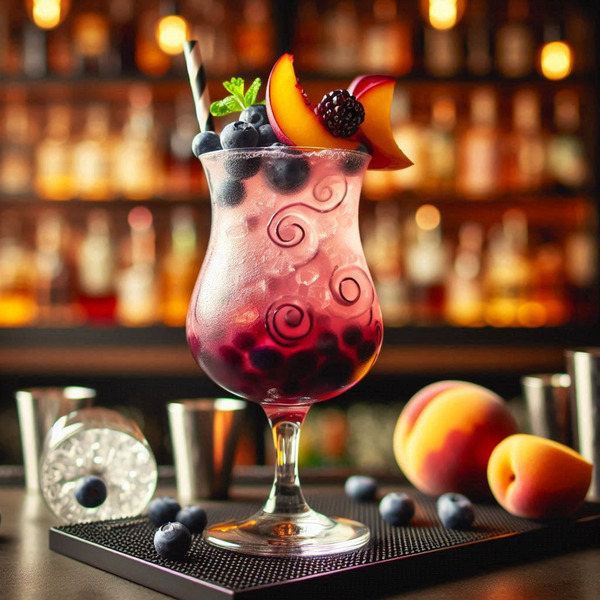 Blueberry Peach Twist