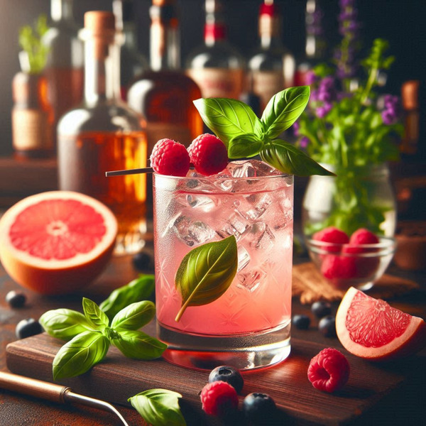 Raspberry Basil Spark