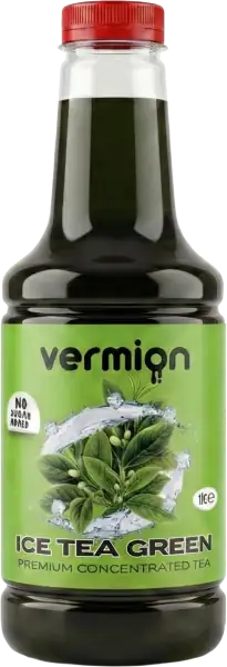 Green ice tea with no sugar