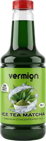 Ice tea matcha with no sugar