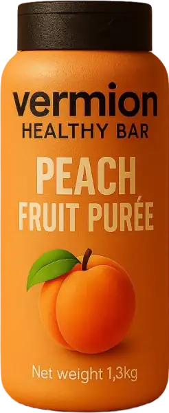 Peach fruit puree