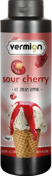 Sour cherry topping