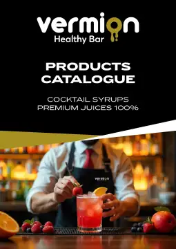 Cocktail syrups premium juices 100% catalogue