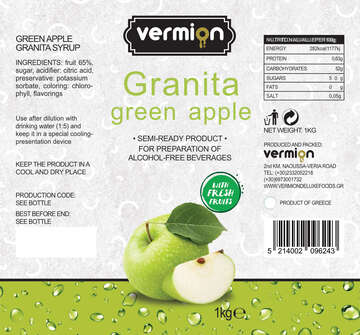 Granita green apple