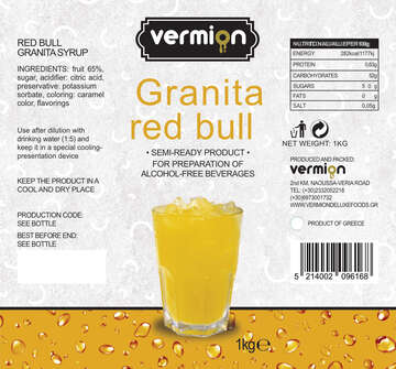 Granita red bull