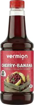Cherry - banana sugar-free juice