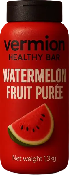 Watermelon fruit puree
